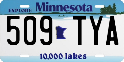 MN license plate 509TYA