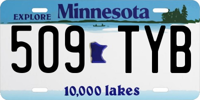 MN license plate 509TYB