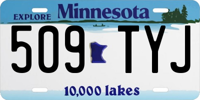 MN license plate 509TYJ