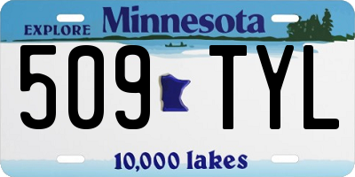 MN license plate 509TYL