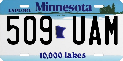 MN license plate 509UAM
