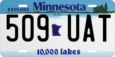 MN license plate 509UAT