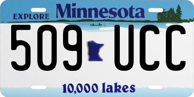 MN license plate 509UCC