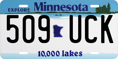 MN license plate 509UCK