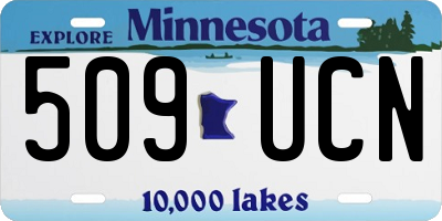 MN license plate 509UCN