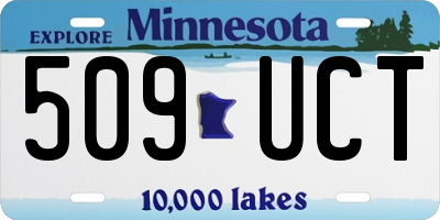 MN license plate 509UCT