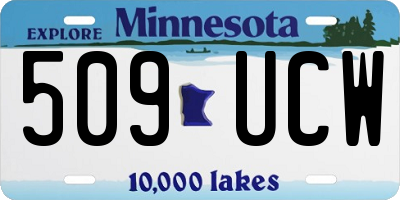 MN license plate 509UCW