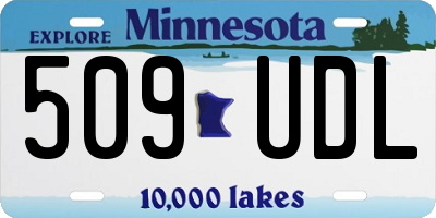 MN license plate 509UDL