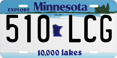 MN license plate 510LCG