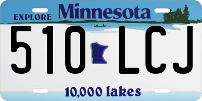 MN license plate 510LCJ