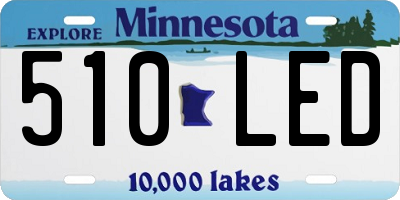 MN license plate 510LED