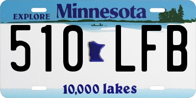 MN license plate 510LFB