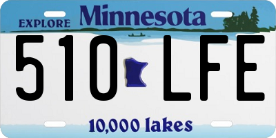 MN license plate 510LFE