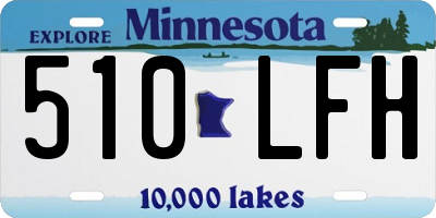 MN license plate 510LFH