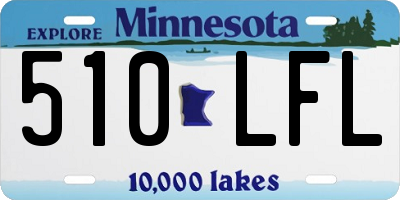 MN license plate 510LFL