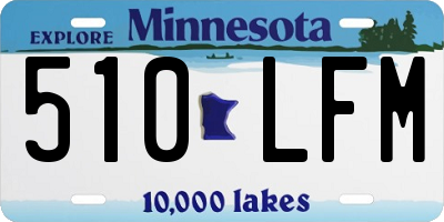 MN license plate 510LFM