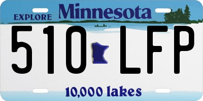 MN license plate 510LFP