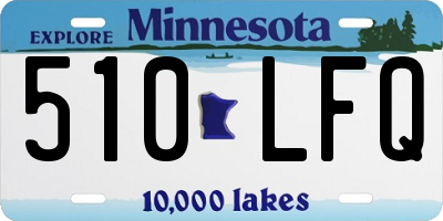 MN license plate 510LFQ