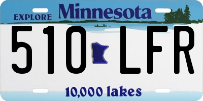 MN license plate 510LFR
