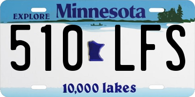 MN license plate 510LFS