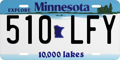 MN license plate 510LFY