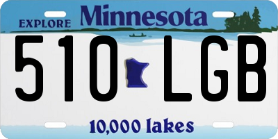 MN license plate 510LGB