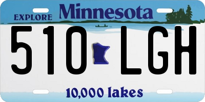 MN license plate 510LGH