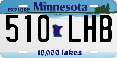 MN license plate 510LHB