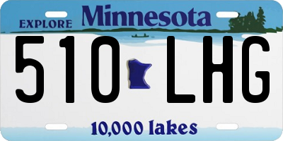 MN license plate 510LHG