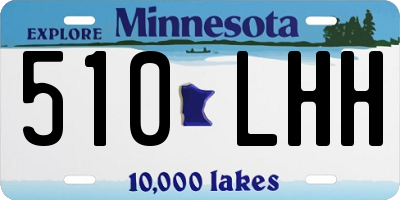 MN license plate 510LHH