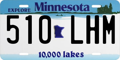 MN license plate 510LHM
