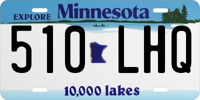 MN license plate 510LHQ