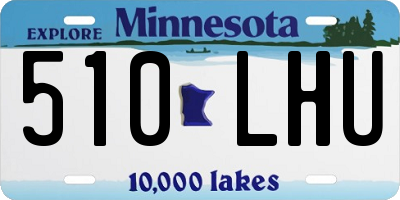 MN license plate 510LHU