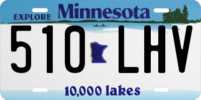 MN license plate 510LHV
