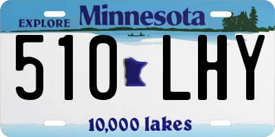 MN license plate 510LHY