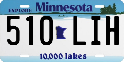MN license plate 510LIH