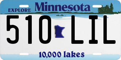 MN license plate 510LIL