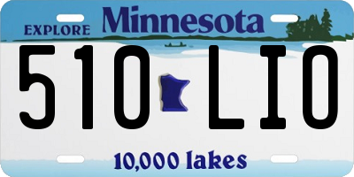 MN license plate 510LIO