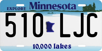 MN license plate 510LJC