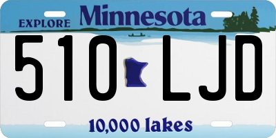 MN license plate 510LJD