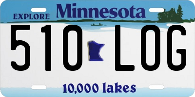MN license plate 510LOG