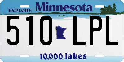 MN license plate 510LPL