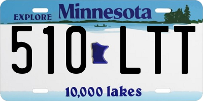 MN license plate 510LTT