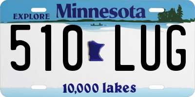 MN license plate 510LUG