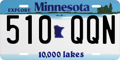 MN license plate 510QQN