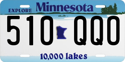 MN license plate 510QQO