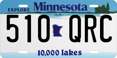 MN license plate 510QRC