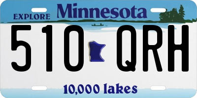 MN license plate 510QRH