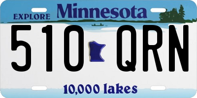 MN license plate 510QRN