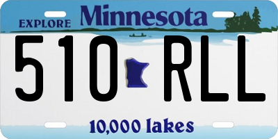 MN license plate 510RLL